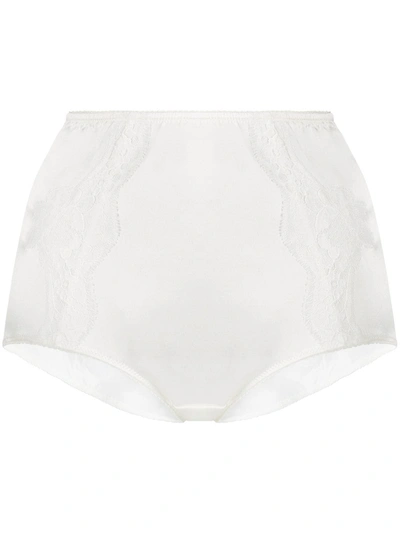 Dolce & Gabbana High Waisted Briefs In White