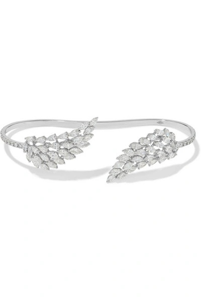 Messika Angel 18-karat White Gold Diamond Bracelet