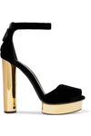 TOM FORD VELVET PLATFORM PUMPS