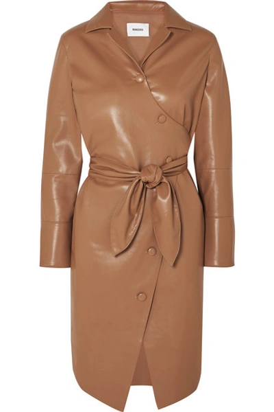 leather dress babe Black Vegan Leather Mini Dress