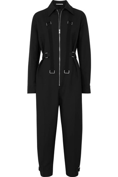 Stella Mccartney Wool-blend Jumpsuit In Black