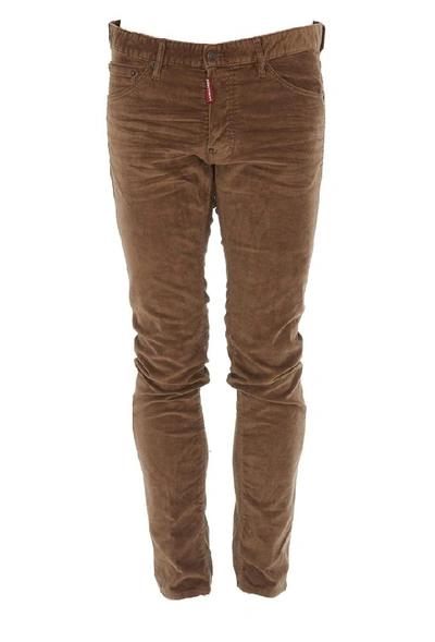 Dsquared2 Straight Jeans In Brown