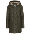 BURBERRY QUILTED TECHNICAL TWILL PARKA,P00400157
