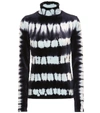 PROENZA SCHOULER TIE-DYE VELVET TOP,P00402283