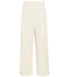 BRUNELLO CUCINELLI COTTON AND WOOL TWILL PANTS,P00404304