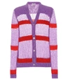 MIU MIU MOHAIR AND WOOL-BLEND CARDIGAN,P00405888