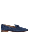 TOD'S TOD'S MAN LOAFERS BLUE SIZE 7.5 SOFT LEATHER,11741224JE 8