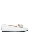 Tod's Loafers In White