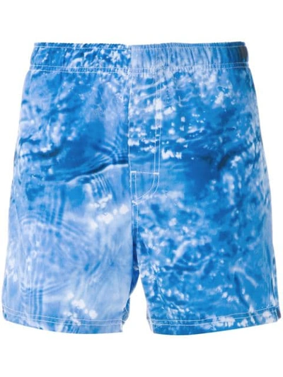Osklen Printed Shorts In Blue
