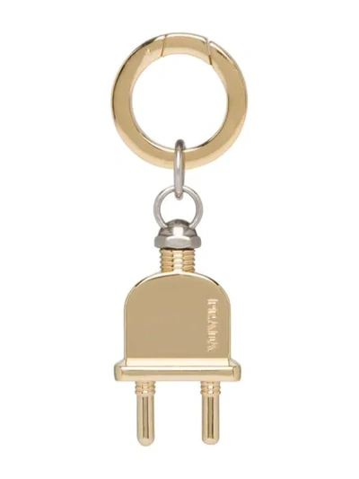 Prada 插头造型钥匙扣 In F0056 Gold