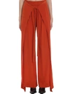 CHLOÉ PANTS IN ORANGE SILK,10992226