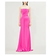 ALEX PERRY STRAPLESS CREPE GOWN