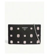 PRADA CRYSTAL JEWELLED NYLON POUCH