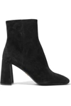 PRADA 85 SUEDE ANKLE BOOTS