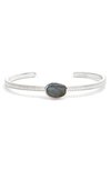 ANNA BECK STONE CUFF BRACELET,4291C-SLB