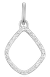 MONICA VINADER RIVA DIAMOND KITE PENDANT CHARM,SS-PT-RIKI-DIA