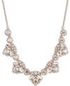 MARCHESA CRYSTAL CLUSTER COLLAR NECKLACE, 16" + 3" EXTENDER
