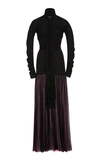 JW ANDERSON RUCHED STRETCH-JERSEY MAXI DRESS,726283