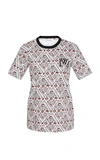 JW ANDERSON LOGO-EMBROIDERED FLORAL-PRINT COTTON-JERSEY T-SHIRT,726288