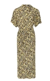 STINE GOYA RHODE FLORAL-PRINT SILK-CREPE MIDI DRESS,729719