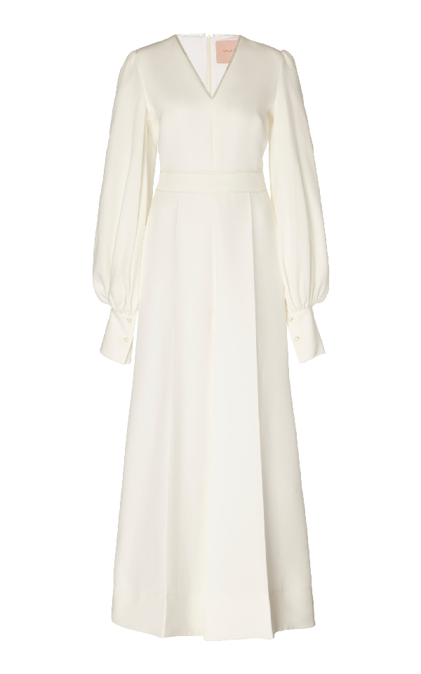 Roksanda Tonia Wedding Jumpsuit In White | ModeSens