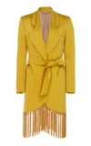 BLAZÉ MILANO NOVALIS FRINGED BLAZER DRESS,765397