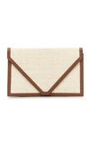 HUNTING SEASON LEATHER-TRIMMED CANVAS CLUTCH,765907
