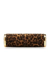 HUNTING SEASON THE ROLL LEOPARD-PRINT SUEDE CLUTCH,765912
