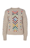 ROSIE ASSOULIN WOOL CABLE-KNIT SWEATER,765981