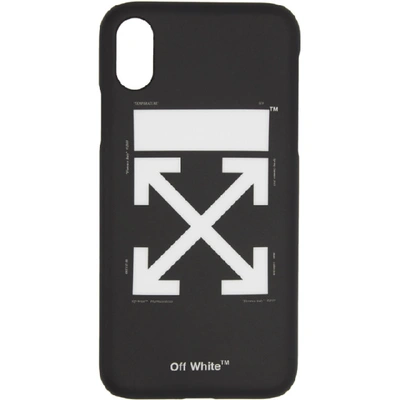 Off-white Tape Arrows Iphone Xs Max Case In Black