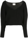 KHAITE CABLE KNIT JUMPER