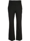 BRUNELLO CUCINELLI BRUNELLO CUCINELLI HIGH-WAISTED PLEATED TROUSERS - 黑色