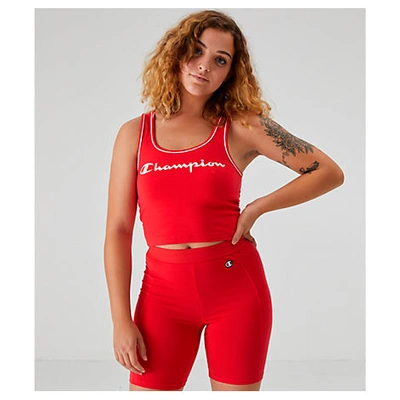 Champion Women's Life Everyday Crop Top In Red