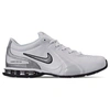 Nike Men's Reax Trainer Iii Synthetic Leather Training Sneakers From Finish Line In White