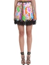 VERSACE SKIRT IN MULTIcolour SILK,10993022