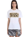 VERSACE T-SHIRT IN WHITE COTTON,10992985