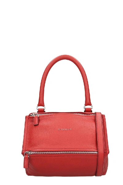 Givenchy Pandora Small Shoulder Bag In Rose-pink Leather