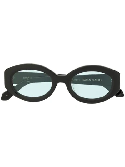 Karen Walker Bishop Alternative-fit Sunglasses - 黑色 In Black