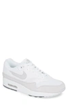 Nike Air Max 1 Sneaker In White/ Platinum/ Cool Grey