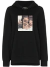 STELLA MCCARTNEY OVERSIZED KITTEN-PRINT HOODIE