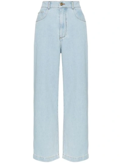 Nanushka Marfa Wide-leg Jeans - 蓝色 In Blue
