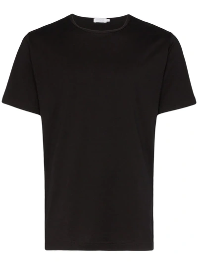 SUNSPEL SUNSPEL SUPERFINE COTTON T-SHIRT - 黑色