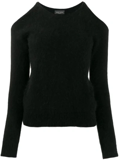 Roberto Collina Cut-out Sweater - 黑色 In Black