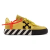 OFF-WHITE OFF-WHITE YELLOW ARROW VULCANIZED LOW SNEAKERS