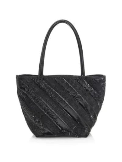Alexander Wang Small Roxy Quilted Tote In Black