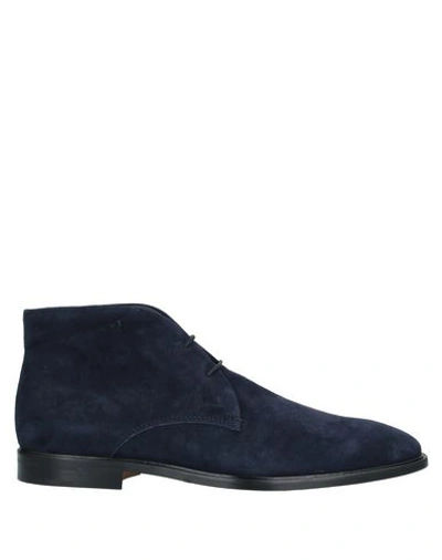 Tod's Boots In Dark Blue