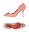 Dolce & Gabbana Pump In Pastel Pink
