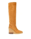 Tod's Knee Boots In Yellow