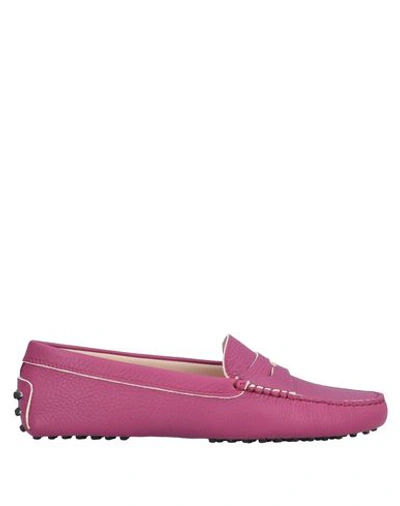 Tod's Loafers In Red