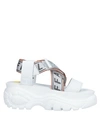 BUFFALO BUFFALO WOMAN SANDALS WHITE SIZE 7.5 SOFT LEATHER,11745721GQ 13